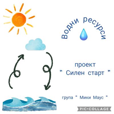 Водни ресурси - ДГ №108 Детско царство - София